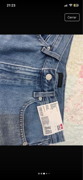 Pantalón vaquero Uniqlo azul