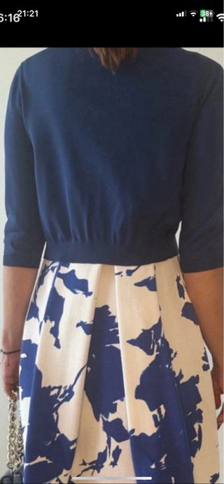 Chaqueta punto Carolina Herrera Talla M Azul