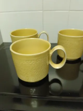 Juego 4 Pocillos Café Vintage