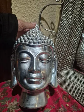 Adorno cabeza Buda