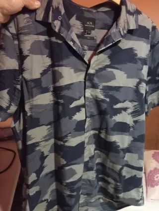 Camisa Armani Exchange Estampada Talla L