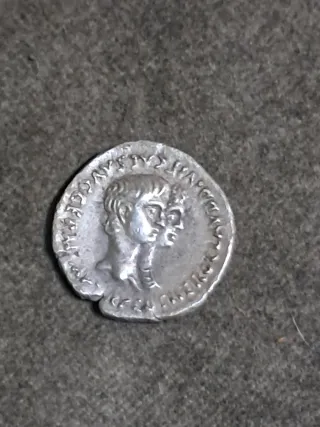 Denario Romano Plata