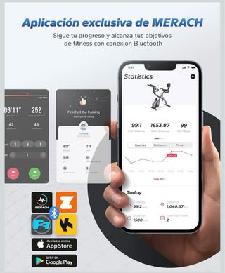 Bicicleta Estática Plegable Merach