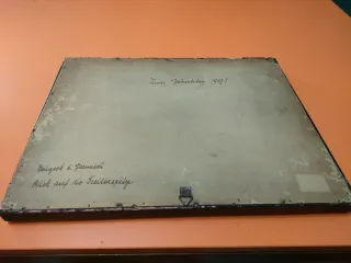 Oleo sobre tabla alemán 1937 firmado Thuman