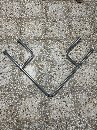 Estructura probador L cromada