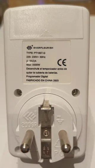 Enchufe Temporizador Digital Programable