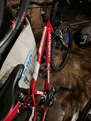 Bicicleta JL-Wenti Roja 18V de 24 pulgadas