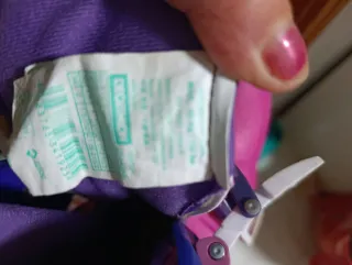 Patins em linha ajustáveis rosa e roxo