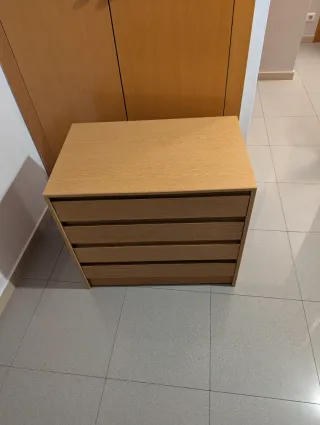 Cajonera de madera 4 cajones