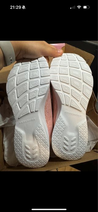 Scarpe Skechers Donna Rosa e Bianche