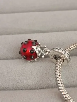 Charm mariquita roja