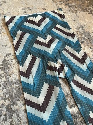 Collant Elisabetta Franchi fantasia chevron tg S