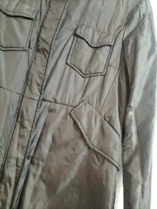 Abrigo gabardina Aspesi gris talla M