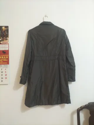 Abrigo gabardina Aspesi gris talla M