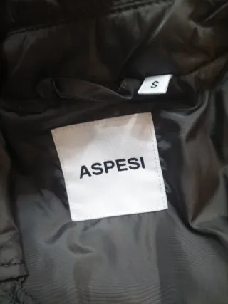 Abrigo gabardina Aspesi gris talla M