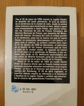 La legión cóndor. Aviación guerra civil nazi