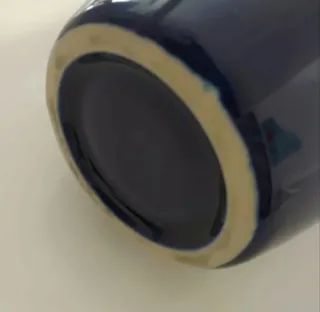 Jarrón porcelana china vintage pavos reales