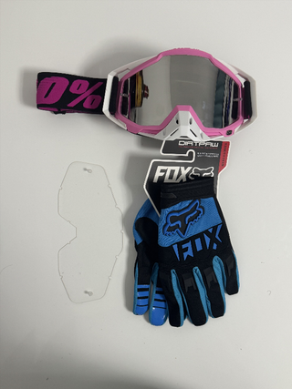 Gafas 100% y Guantes Fox Nuevos 1017