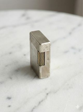 Encendedor S.T. Dupont Ligne 1 chapado en plata