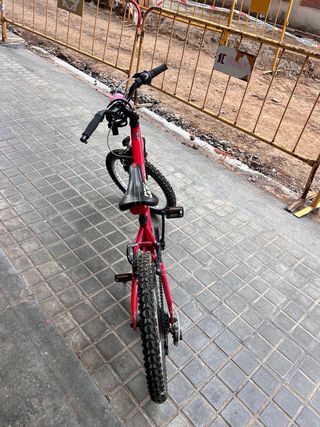 Bicicleta WRC niño roja