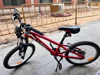 Bicicleta WRC niño roja