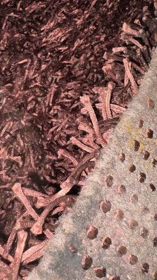 Alfombra Pelo Largo Marrón 160x120