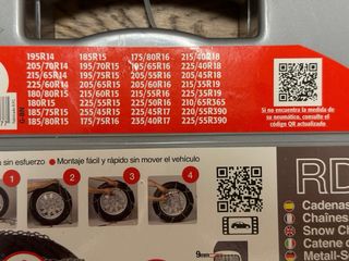 Cadenas para nieve RD-9