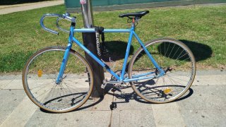 Cuadro Fixie Csepel Talla 55cm Azul Royal