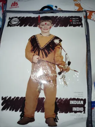 Disfraz Indio Niño Talla 7-9