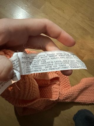 Jersey naranja trenzado