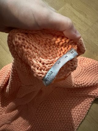 Jersey naranja trenzado