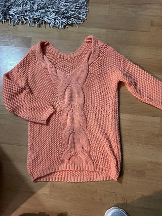 Jersey naranja trenzado