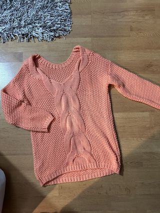 Jersey naranja trenzado