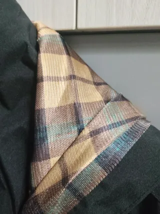 Cazadora fina cortavientos negra talla S