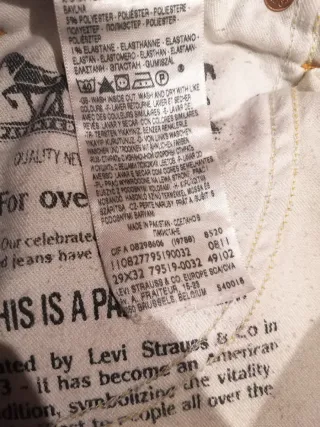 Pantalón vaquero Levi's azul