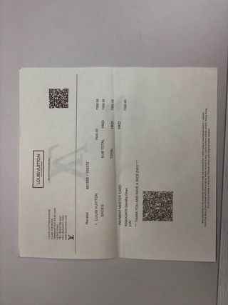 Louis Vuitton Trainer Blanco y Negro T42