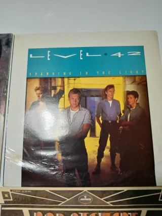 Lote 4 vinilos pop: Glenn Jones, Level 42, Rod Ste