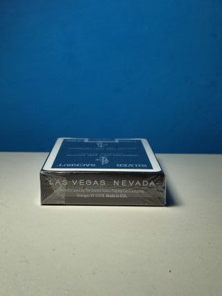 Silver Sackbut Playing Cards, Black