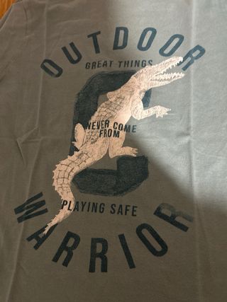 Camiseta verde cocodrilo Outdoor Warrior