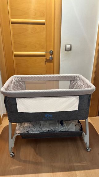 Minicuna colecho gris