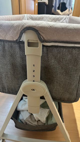 Minicuna colecho gris