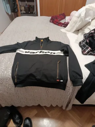 Sudadera Carhartt Negra Media Cremallera