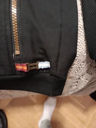 Sudadera Carhartt Negra Media Cremallera