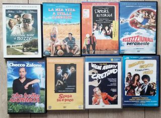 Lotto 8 DVD Commedie Italiane Ex Noleggio