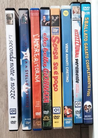 Lotto 8 DVD Commedie Italiane Ex Noleggio