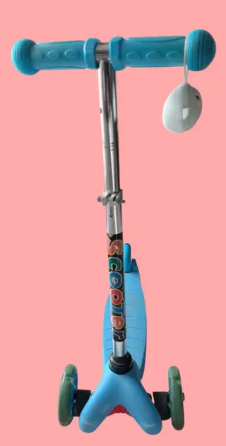 Patinete infantil 3 ruedas luces con tres ruedas