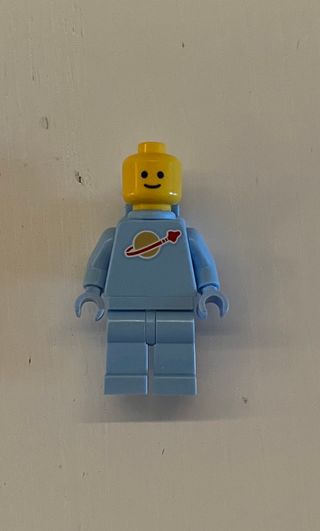 Lego Spaceman Bright Light Blue Light Royal Blue