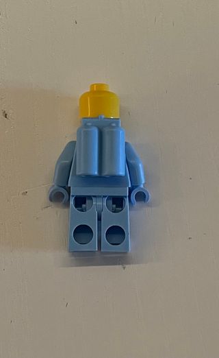 Lego Spaceman Bright Light Blue Light Royal Blue