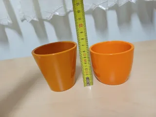 Juego de 3 macetas decorativas