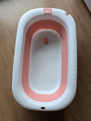 Bañera de bebé plegable